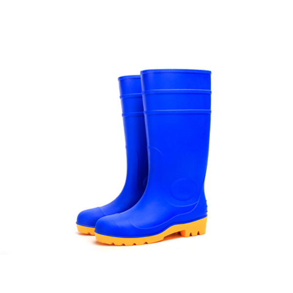 dark blue rain boots